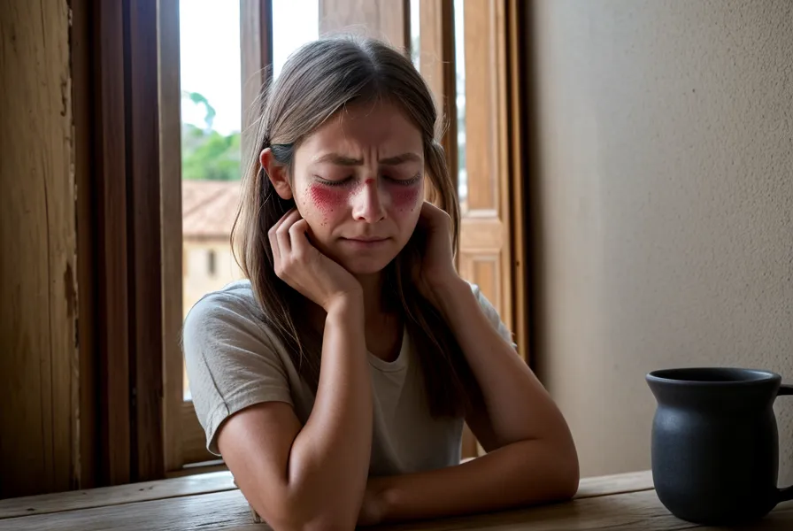 Un café froid et des dossiers de travail sur un bureau en bois.